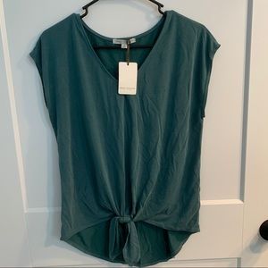 Green Envelope Casual Top